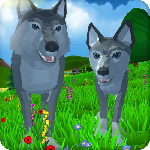 Wolf Simulator - Wild Animals 3D