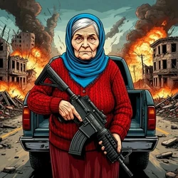 Grandma with machine-gun: Apocalypsis