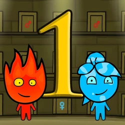 Fireboy and Watergirl in The Forest Temple